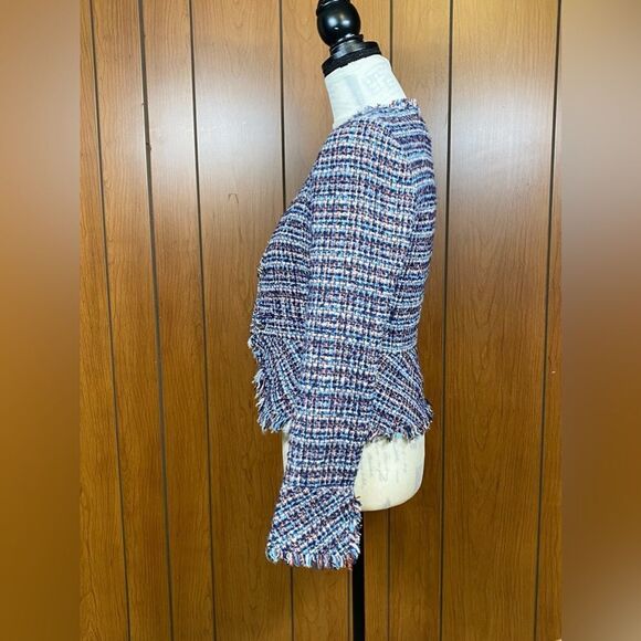 Derek Lam 10 Crosby Elizabeth Tweed Peplum Jacket size 00 - Picture 9 of 13